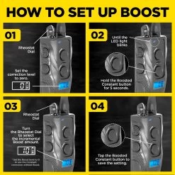 Dogtra - 1900S Black Boost & Lock - 1 Mile - Remote Training Collar 17 Dogtra - 1900S Black Boost & Lock - 1 Mile - Remote Training Collar -PetSafe Store BoostSetupGuideDogtra1900SBE