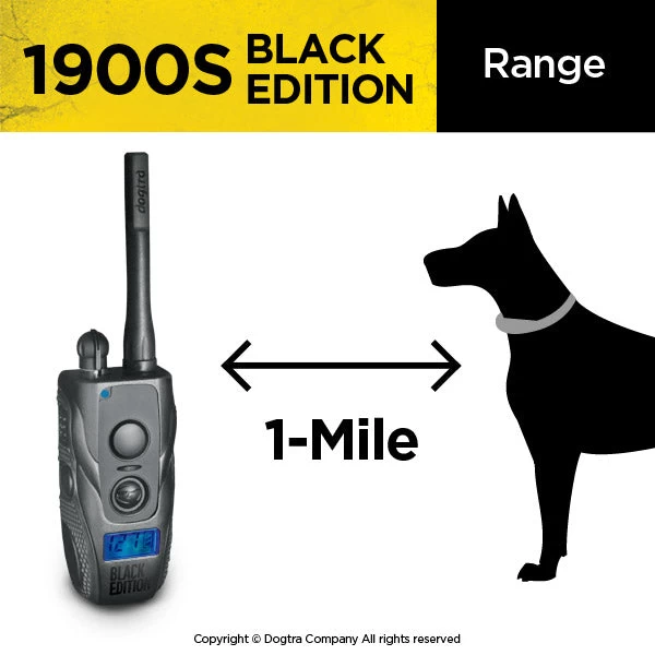 Dogtra - 1900S Black Boost & Lock - 1 Mile - Remote Training Collar 4 Dogtra - 1900S Black Boost & Lock - 1 Mile - Remote Training Collar - Image 4