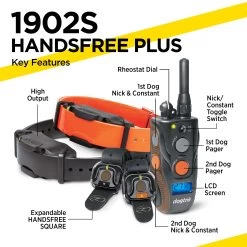 Dogtra - 1902S Handsfree Plus - 3/4 Mile - Remote Training Collar 12 Dogtra - 1902S Handsfree Plus - 3/4 Mile - Remote Training Collar -PetSafe Store Dogtra1902SHandsfreePlusRemoteTrainingCollarKeyFeatures