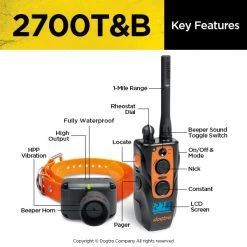 Dogtra - 2700T&B - Training And Beeper - 1 Mile - Remote Training Collar 8 Dogtra - 2700T&B - Training And Beeper - 1 Mile - Remote Training Collar -PetSafe Store Dogtra2700T BRemoteTrainingCollarKeyFeatures