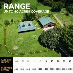 Dogtra - E-Fence 3500 - 40 Acres - E-Fence 12 Dogtra - E-Fence 3500 - 40 Acres - E-Fence -PetSafe Store DogtraeF3500E FenceCoverageRange