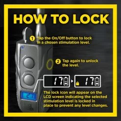 Dogtra - 1900S Black Boost & Lock - 1 Mile - Remote Training Collar 18 Dogtra - 1900S Black Boost & Lock - 1 Mile - Remote Training Collar -PetSafe Store LockLevelGuideDogtra1900SBE