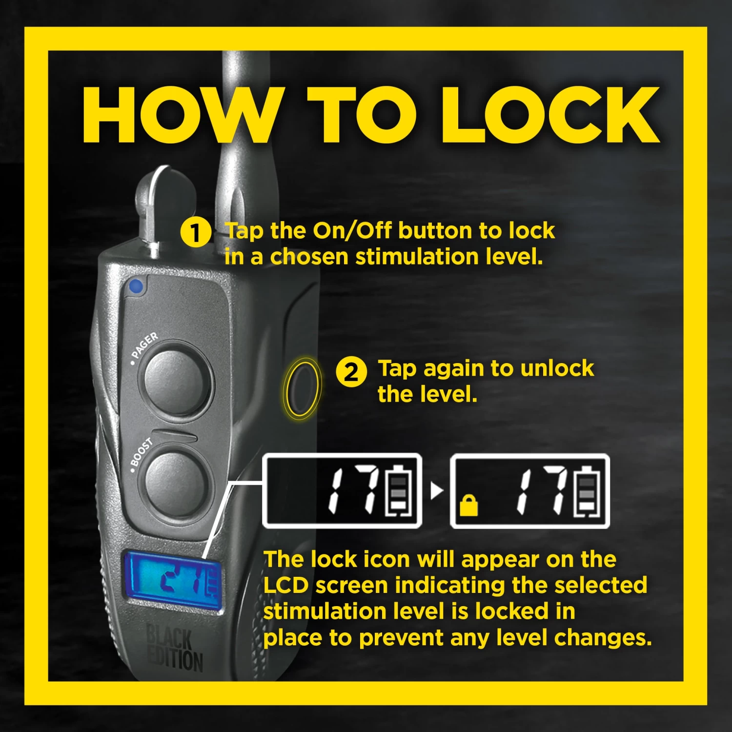 Dogtra - 1900S Black Boost & Lock - 1 Mile - Remote Training Collar 8 Dogtra - 1900S Black Boost & Lock - 1 Mile - Remote Training Collar - Image 8
