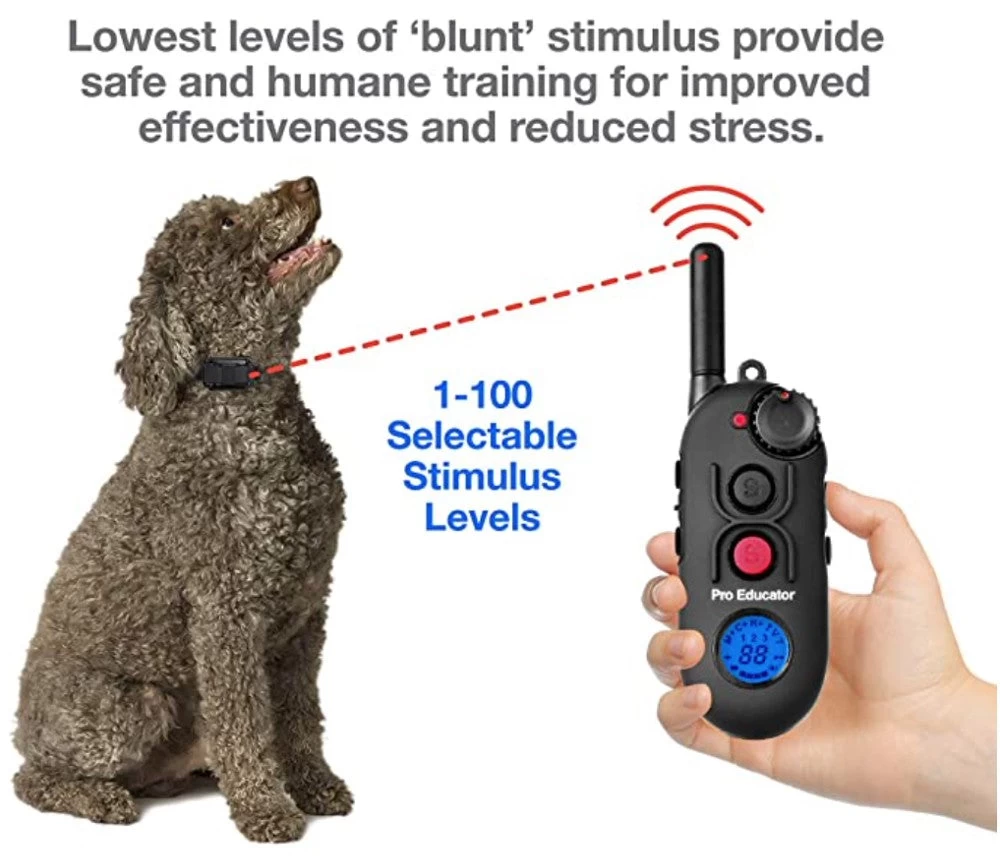 Pro Educator PE-903 Remote Dog Training Collar Black By E-Collar Technologies 3 Pro Educator PE-903 Remote Dog Training Collar Black By E-Collar Technologies - Image 3