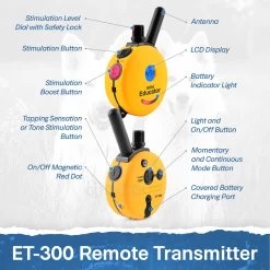 Mini Educator ET-300 Remote Dog Training Collar By E-Collar Technologies - Yellow Remote 12 Mini Educator ET-300 Remote Dog Training Collar By E-Collar Technologies - Yellow Remote -PetSafe Store e collar technologies et 300 remote transmitter features dc239fd7 f13a 4f00 ad9b a5a5a6c4bd5d