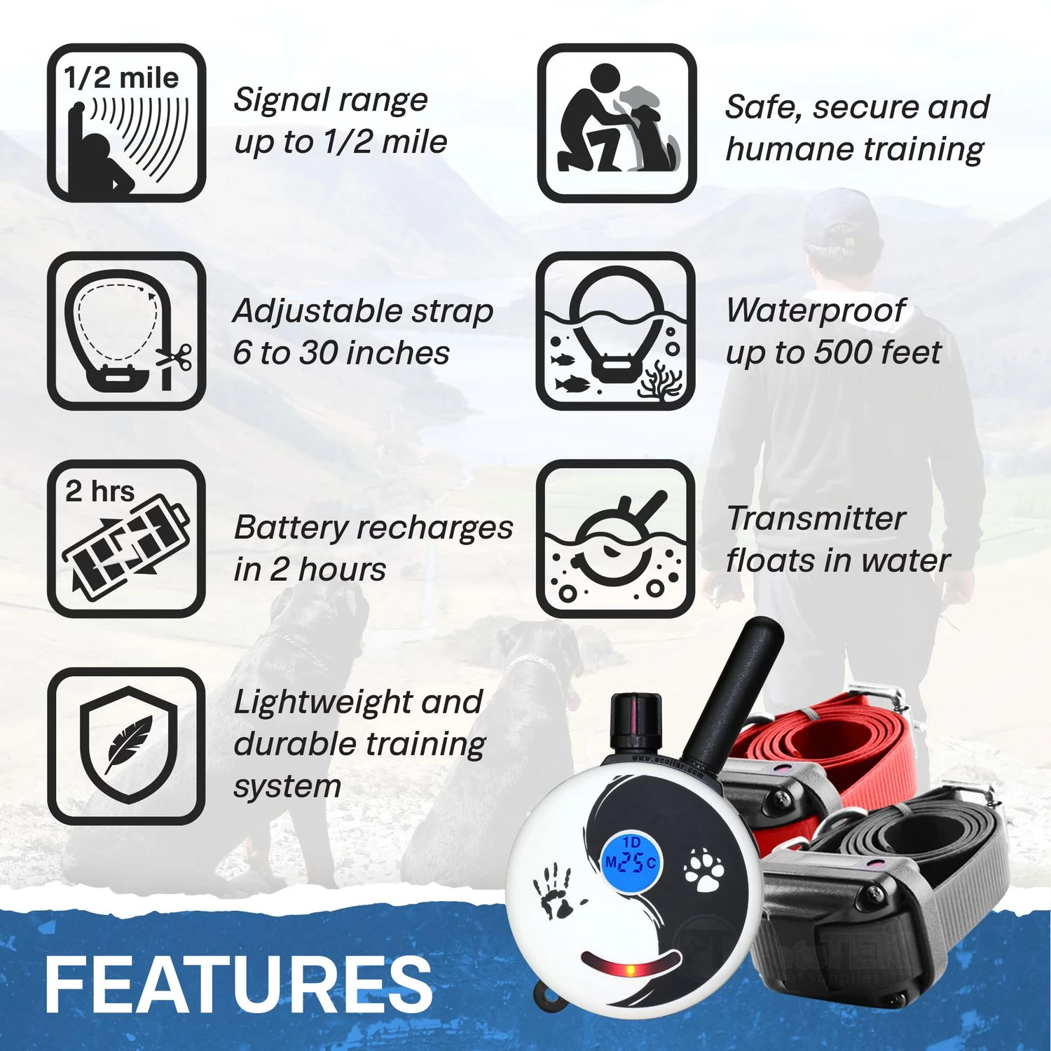 Mini Educator ET-302 Remote Dog Training Collar ZEN By E-Collar Technologies 2 Mini Educator ET-302 Remote Dog Training Collar ZEN By E-Collar Technologies - Image 2