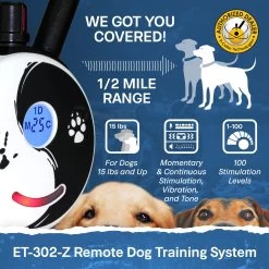 Mini Educator ET-302 Remote Dog Training Collar ZEN By E-Collar Technologies 9 Mini Educator ET-302 Remote Dog Training Collar ZEN By E-Collar Technologies -PetSafe Store e collar technologies et 302 z 2 dog remote training collar range