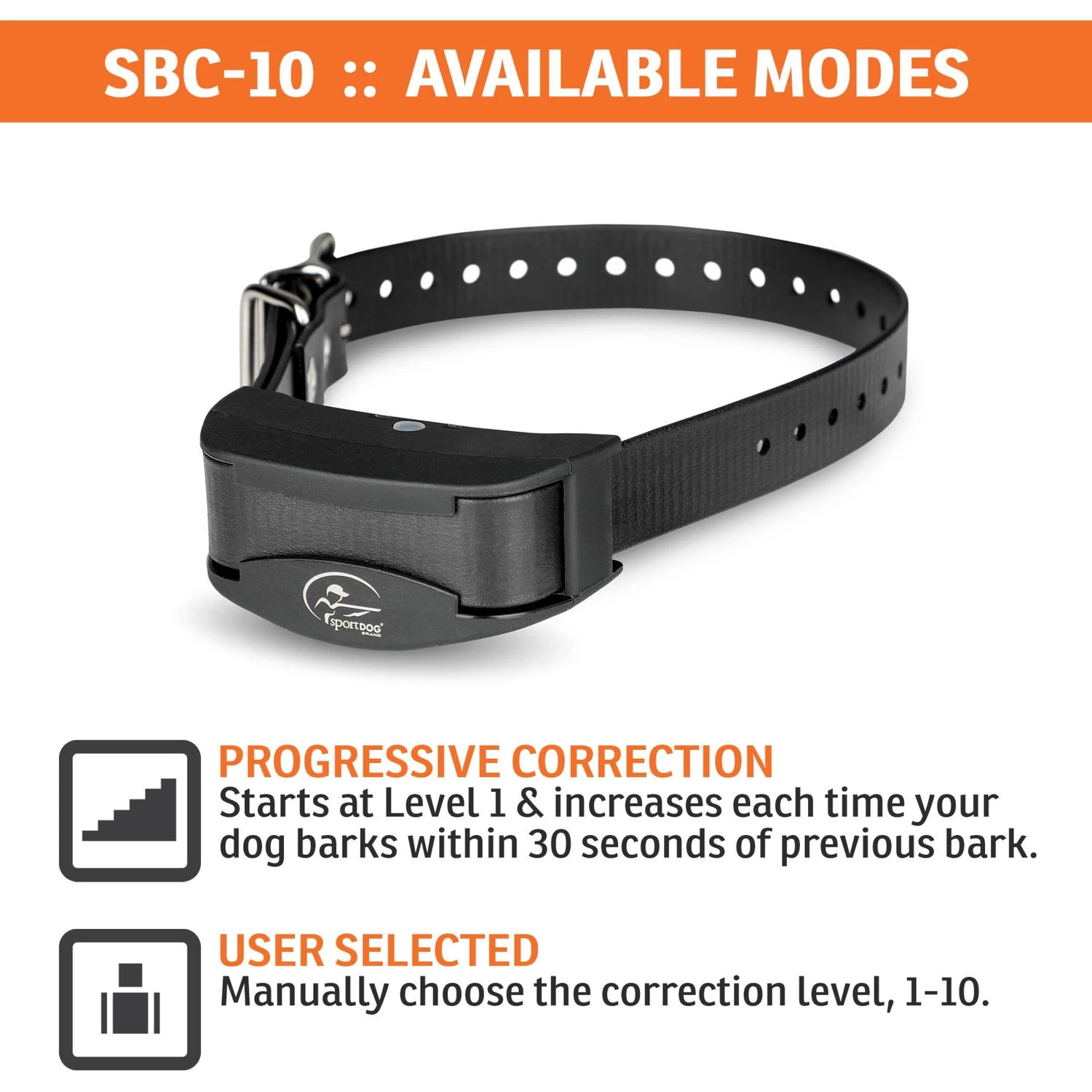 SportDOG - SBC-10 - NoBark - Replaceable Battery - No Bark Collar 3 SportDOG - SBC-10 - NoBark - Replaceable Battery - No Bark Collar - Image 3