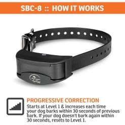 SportDOG - SBC-8 - NoBark - Replaceable Battery - No Bark Collar 9 SportDOG - SBC-8 - NoBark - Replaceable Battery - No Bark Collar -PetSafe Store sportdog sbc 8 no bark remote training collar progressive correction