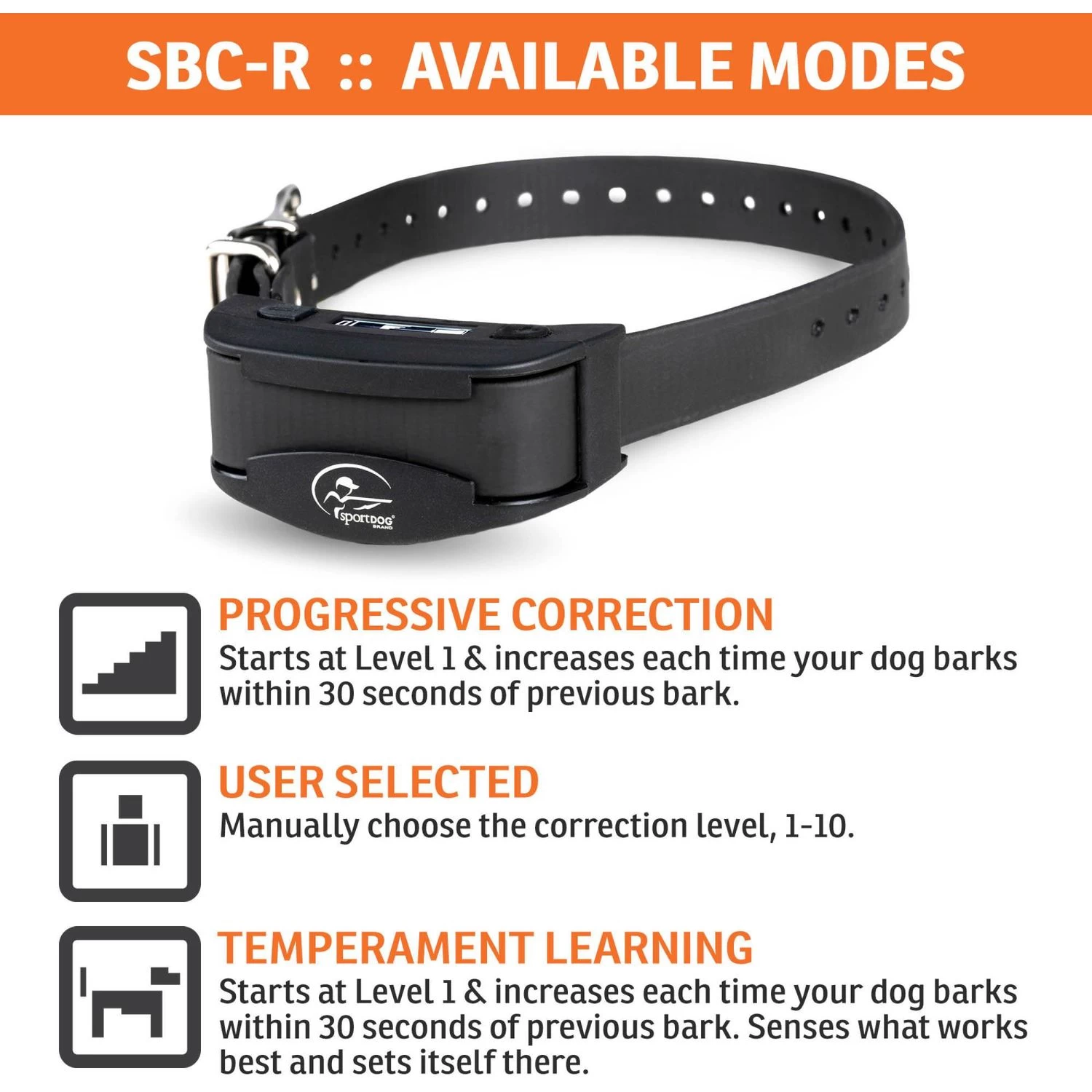 SportDOG - SBC-R - NoBark SBC-R - Rechargeable Battery - No Bark Collar 3 SportDOG - SBC-R - NoBark SBC-R - Rechargeable Battery - No Bark Collar - Image 3
