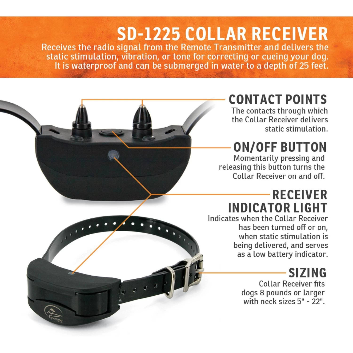 SportDOG - SD-2525 - ProHunter 2525 - 2 Miles - Remote Training Collar 2 SportDOG - SD-2525 - ProHunter 2525 - 2 Miles - Remote Training Collar - Image 2