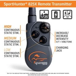 SportDOG - SD-825X - SportHunter 825X - 1/2 Mile - Remote Training Collar 11 SportDOG - SD-825X - SportHunter 825X - 1/2 Mile - Remote Training Collar -PetSafe Store sportdog sd 825x sporthunter remote training collar transmitter features