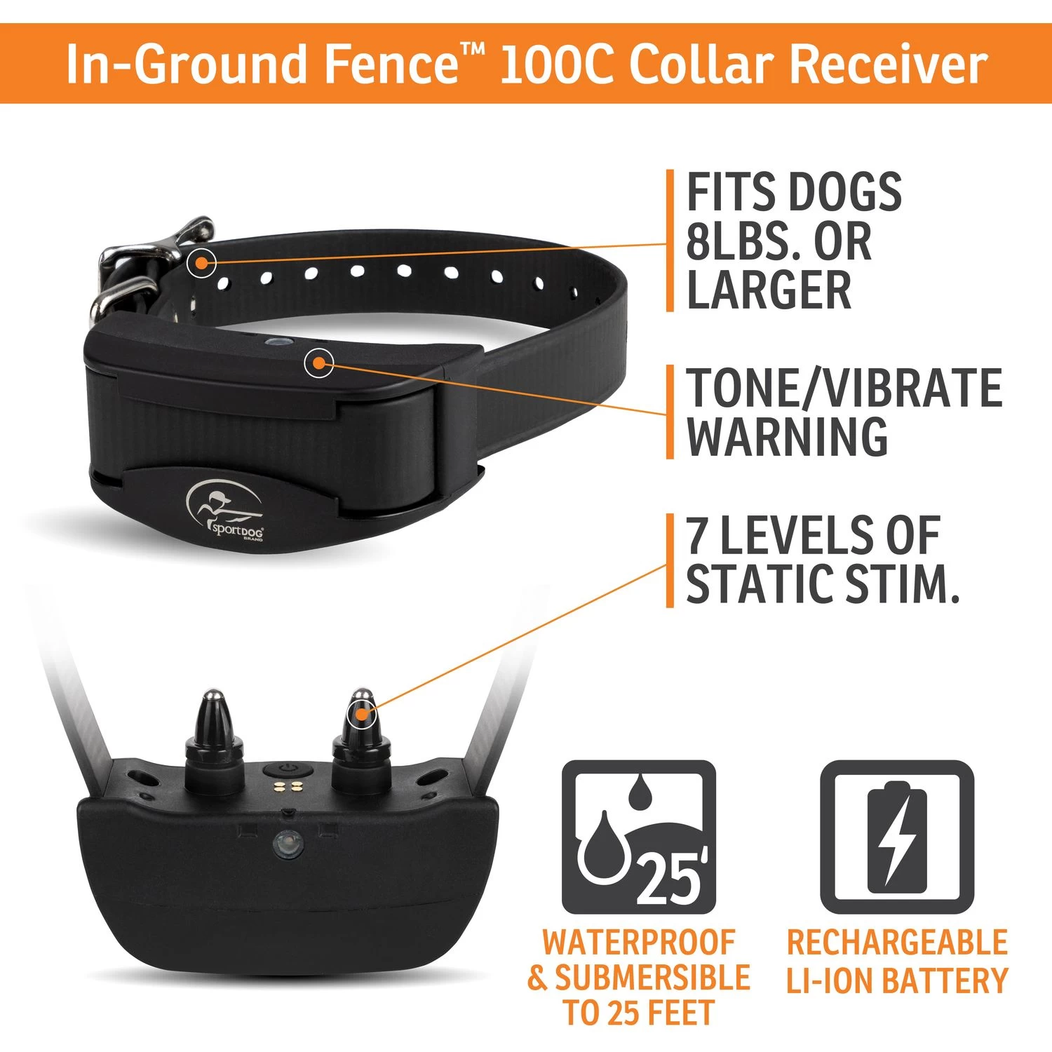 SportDOG - SDF-100C - RECHARGEABLE IN-GROUND FENCE SYSTEM - In-Ground Fence 2 SportDOG - SDF-100C - RECHARGEABLE IN-GROUND FENCE SYSTEM - In-Ground Fence - Image 2