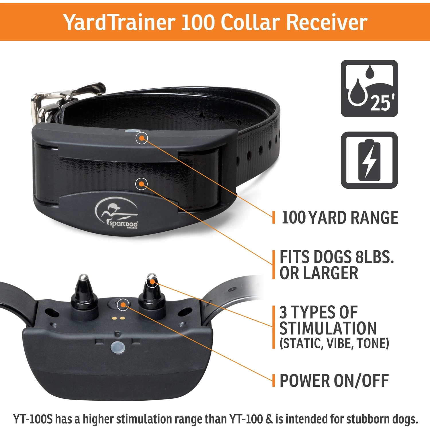SportDOG - YT-100 - YardTrainer 100 - 100 Yards - Remote Training Collar 2 SportDOG - YT-100 - YardTrainer 100 - 100 Yards - Remote Training Collar - Image 2