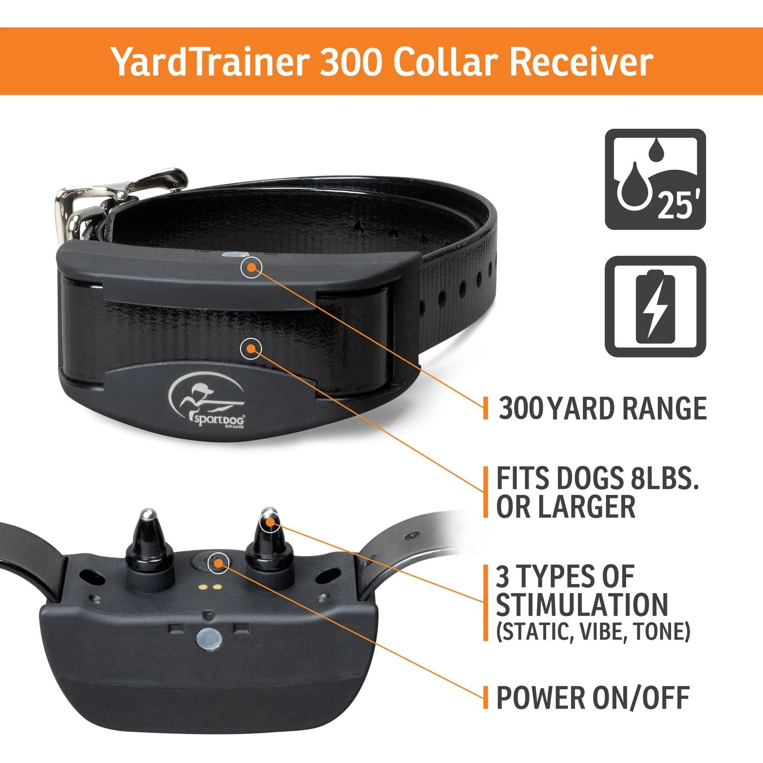SportDOG - YT-300 - YardTrainer 300 - 300 Yards - Remote Training Collar 3 SportDOG - YT-300 - YardTrainer 300 - 300 Yards - Remote Training Collar - Image 3