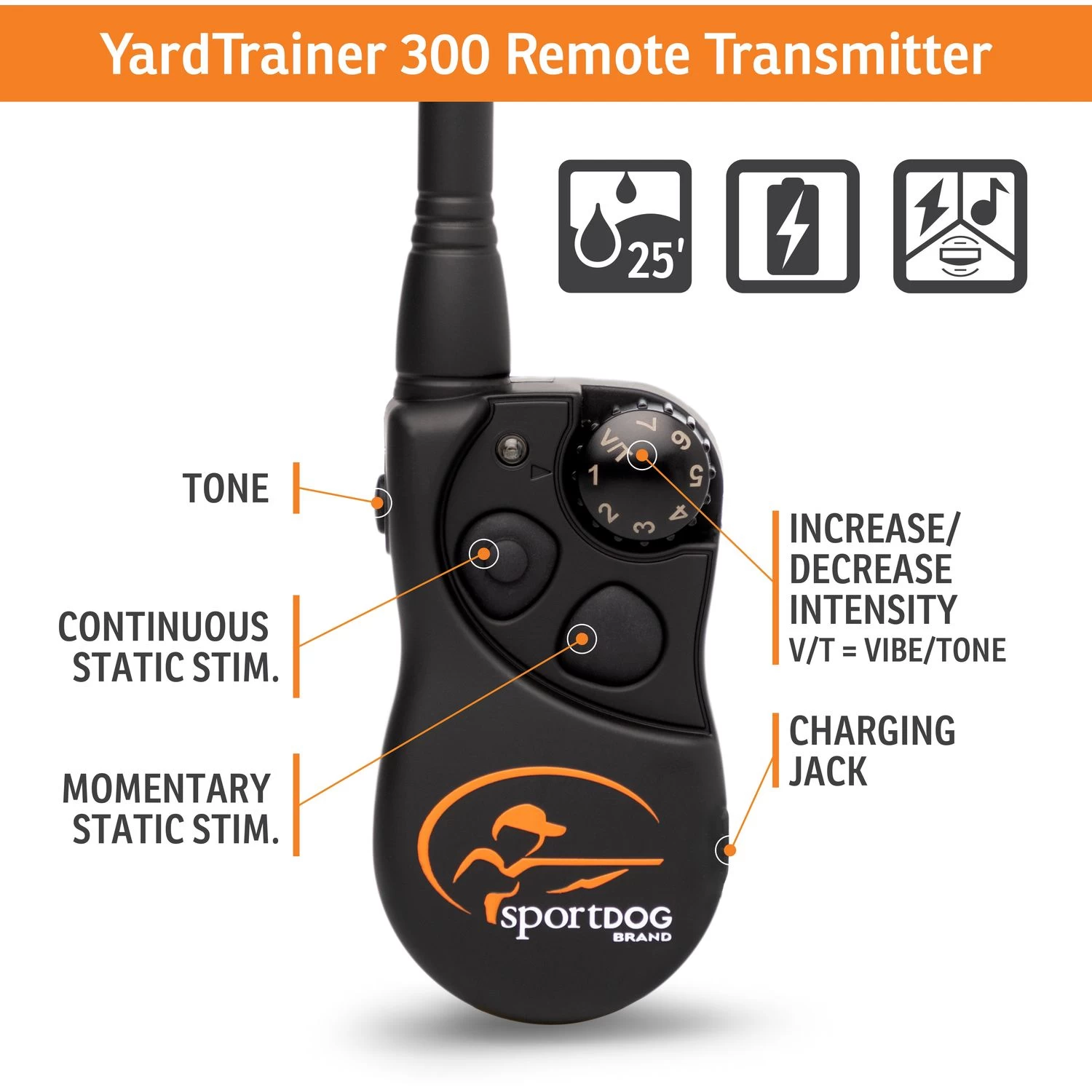 SportDOG - YT-300 - YardTrainer 300 - 300 Yards - Remote Training Collar 4 SportDOG - YT-300 - YardTrainer 300 - 300 Yards - Remote Training Collar - Image 4
